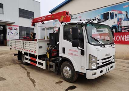 庆铃五十铃（3.2吨吊机）随车起重运输车