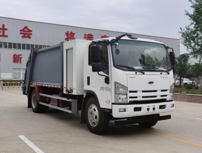 五十铃电动压缩式垃圾车